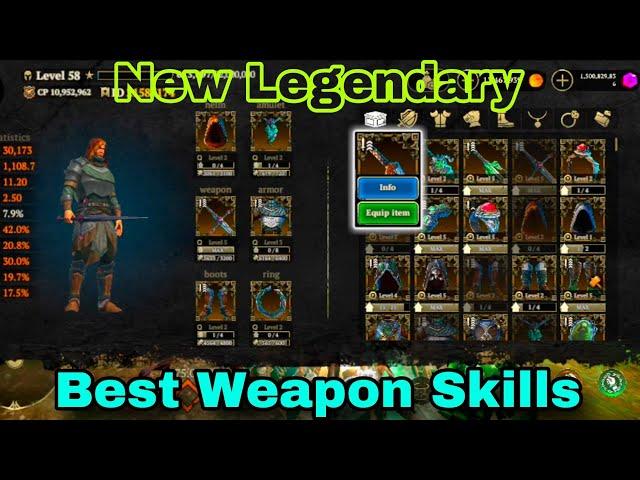 Evil Lands : 6 New Legendary Weapons Skills Like Best Player Abilities in Evil Lands  