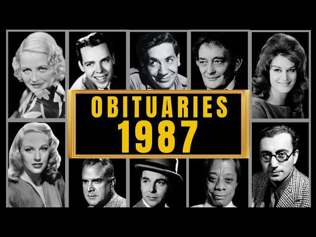 Famous Hollywood Celebrities We've Lost in 1987 - Obituary in 1987 - Ep1