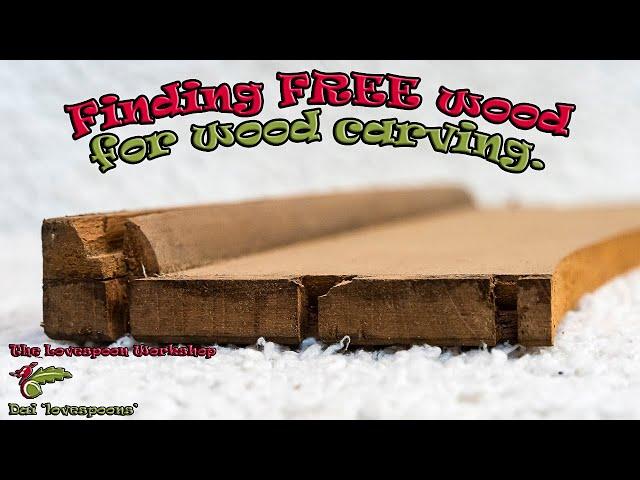 Finding unwanted wood for wood carving