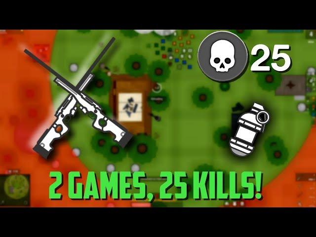 SURVIV.IO - 25 KILLS IN 2 SOLO SQUADS!