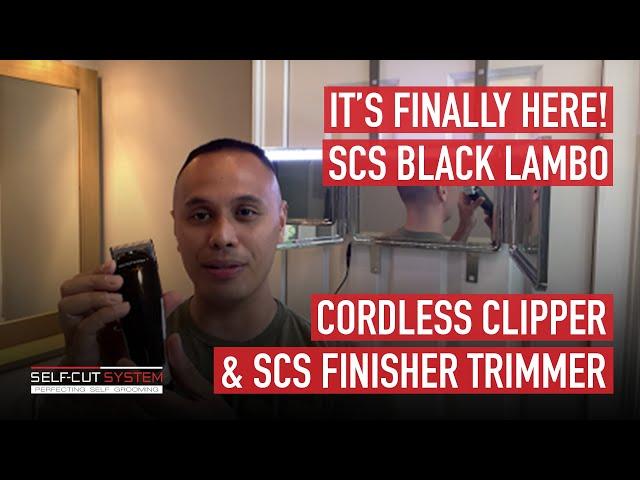 Self Cut System Black Lambo Cordless Clipper & SCS Finisher Trimmer (Available August 2020)