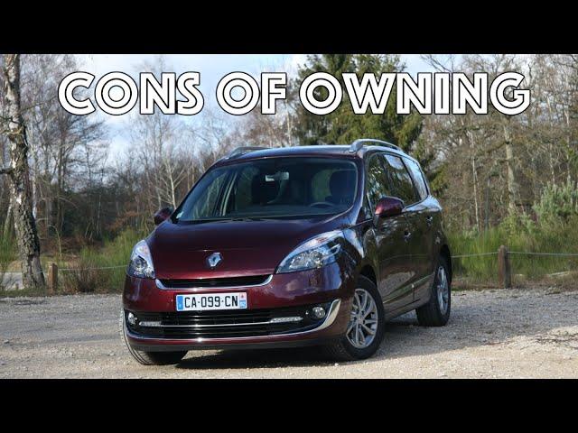 What are the cons of owning a Renault Scenic III Grand?