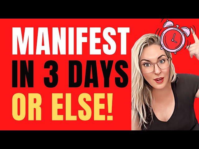 Manifesting On A TIME CRUNCH! What You've Been Taught WRONG About Manifesting On Time. (Neville)