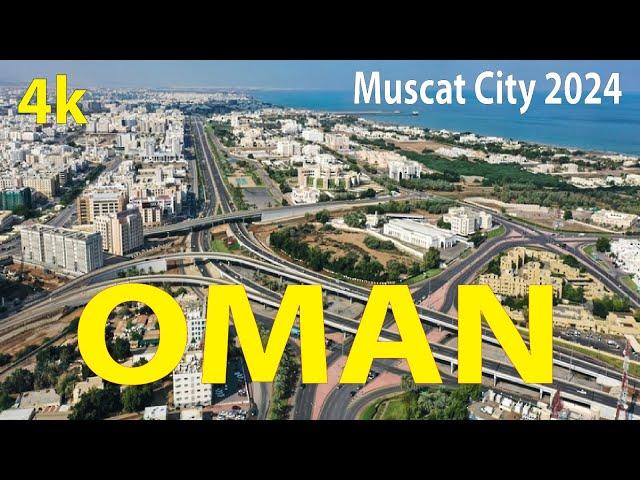 Muscat City 2024 , Oman 4K By Drone