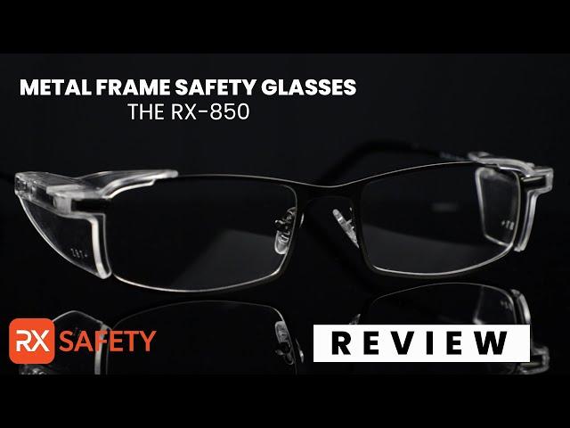 The Rx-850 - Metal Prescription Safety Glasses