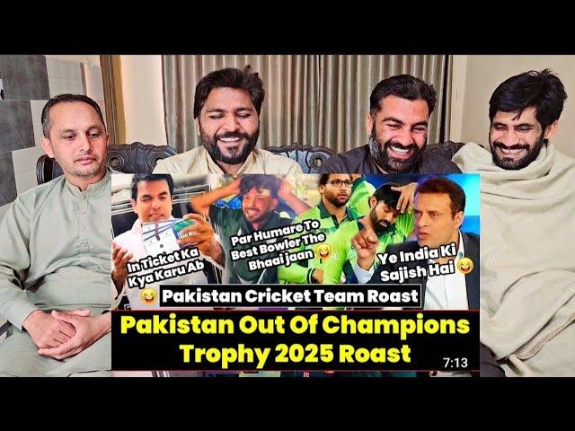 Pakistan Out Of Champions Trophy 2025 Roast Pakistan Cricket Team  Roast Twibro|PAKISTAN REACTION