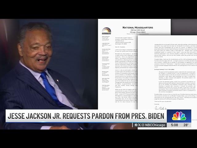 Jesse Jackson Jr. requests PARDON from President Biden