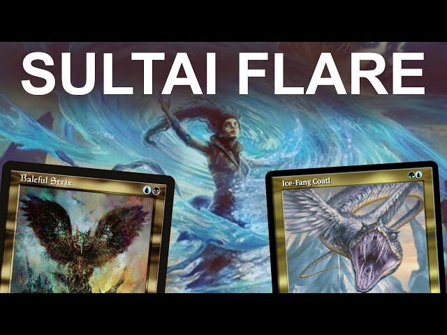 FLARE-FUL STRIX! Legacy Sultai Flare of Denial Tempo. Modern Horizons 3 Brew. Old school play! MTG