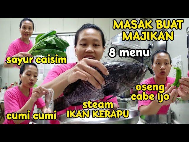 HARI MINGGUnya Masak Banyak | Di Bantuin Pak Majikan