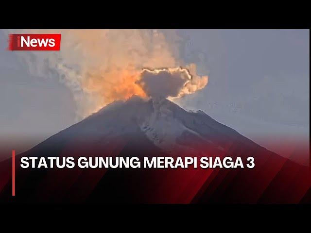 Detik-Detik Gunung Merapi Erupsi Lemparkan Awan Panas Sejauh 1.000 Meter ke Barat Daya