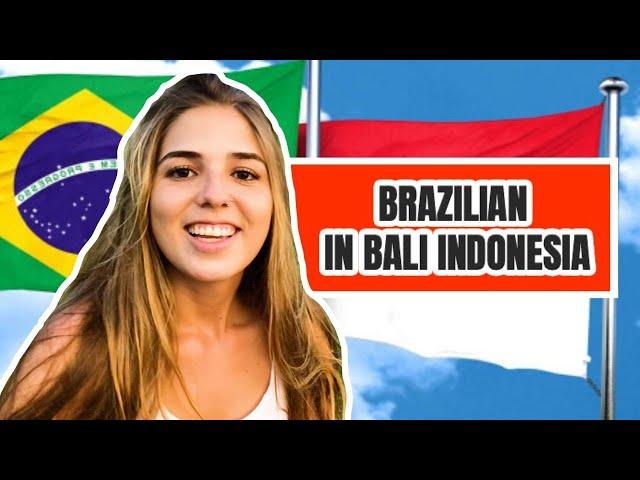 A DAY WITH BRAZILIAN GIRL LIVING IN BALI INDONESIA