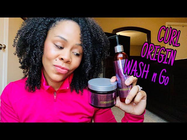   Curl Origin Honey and Hibiscus Wash n Go