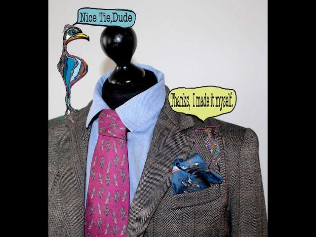 Silk Ties. Irish Print Designer Rita White