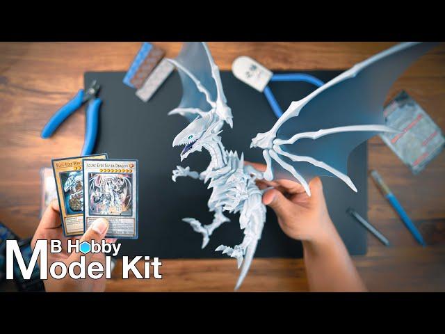 Yu-Gi-Oh Blue Eyes White Dragon Model Kit | Speed Build | ASMR