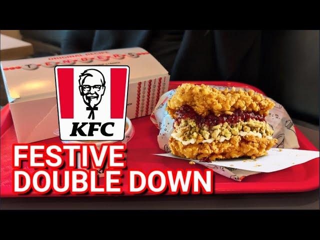 NEW! KFC Festive Double Down [ w/ SPECIAL GUEST ] November 2024