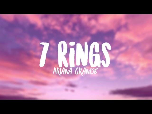 Ariana Grande - 7 Rings (Clean - Lyrics)