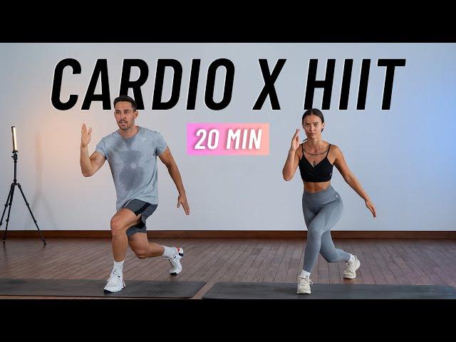 20 MIN CARDIO HIIT WORKOUT - ALL STANDING - Full Body, No Equipment, Home Workout