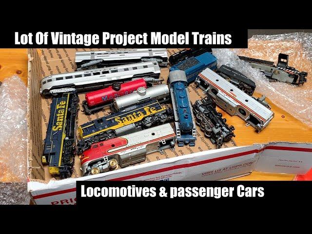 Lot of Vintage Project Model Trains - Locomotives & More! Unboxing