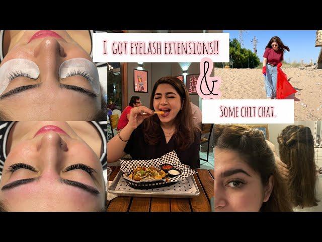 Got Eyelash Extensions, Helped Clean The Beach & Lot’s Of Catching Up | GlossipsVlogs