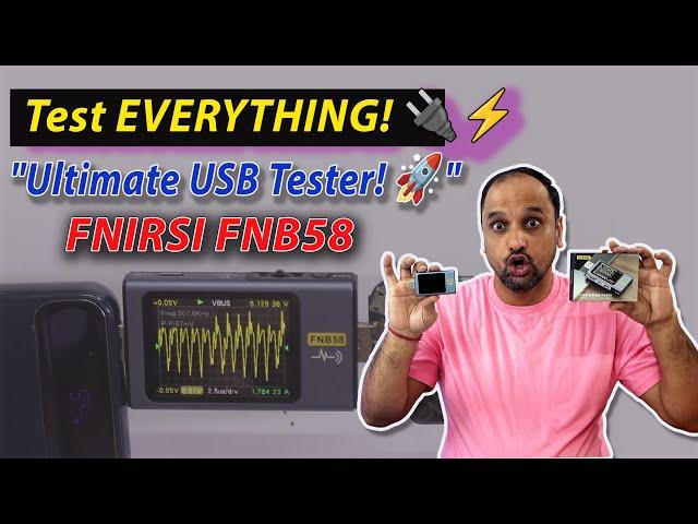  Fnirsi FNB58 USB Fast Charge Tester | Unboxing, Testing & Review 