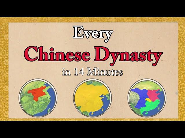 Every Chinese Dynasty in 14 Minutes