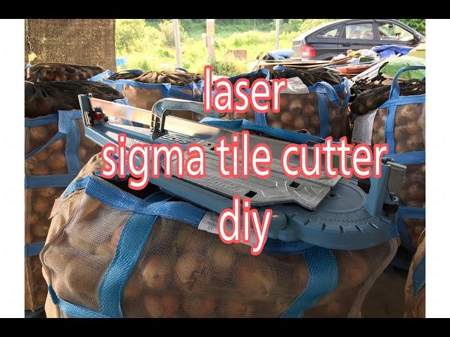 laser sigma tile cutter diy(in Korea) 전자일개미의 타일 탐구생활#86 레이저시그마