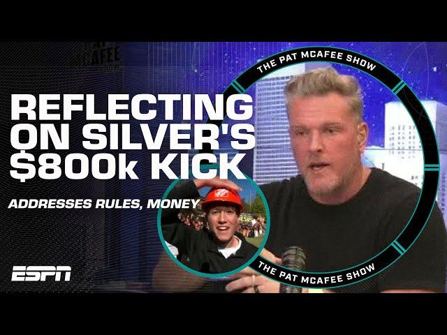 Pat McAfee admits he was emotional after Henry Silver's $800,000 winning kick | The Pat McAfee Show