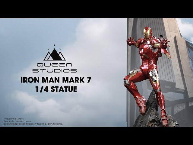 Queen Studios : 1/4 Scale Iron Man Mark 7 Collectible Statue #Ironman