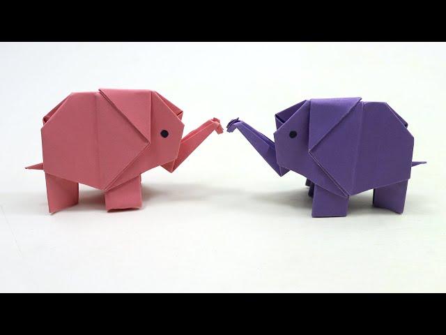 Cute Origami Elephant - Easy Paper Elephant Making