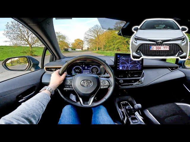 Toyota Corolla 2023 POV test drive | Acceleration | Hybrid 1.8 GR Sport 140 hp