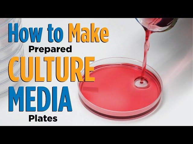 How to Prepare a batch of Petri Plates from Dehydrated Culture Media