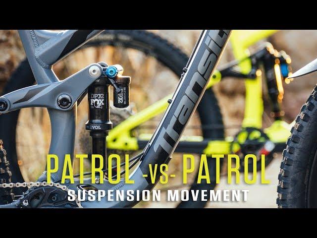 2018 Transition Patrol vs 2017 Patrol: Suspension Movement Comparison