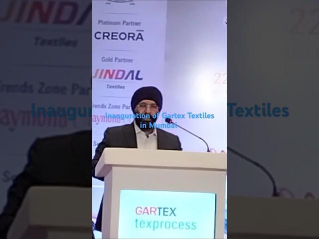 Gartex #textileexpo #mumbai #2025 Chief Guest Sanjay Savkare - Minister Textile
