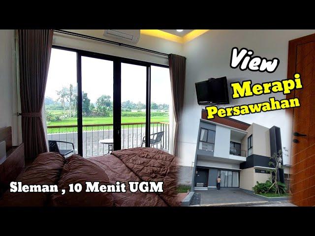 Rumah Mewah Haya 1M an Dekat UGM dan Kota Jogja || View Merapi & Persawahan ||