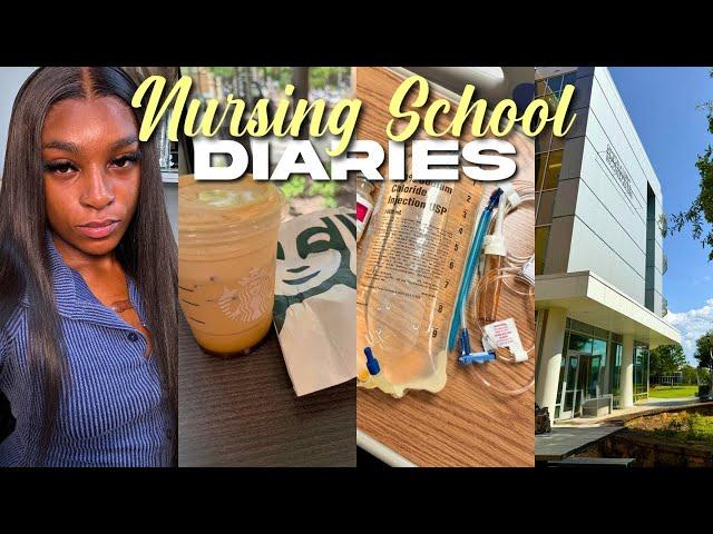 NURSING SCHOOL VLOG | first week back, new skills, adjusting, fun with friends, hair appt