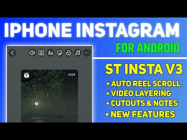 iOS Instagram Update | ST Insta v3 | iOS Timer + iOS Username | iOS Instagram For Android