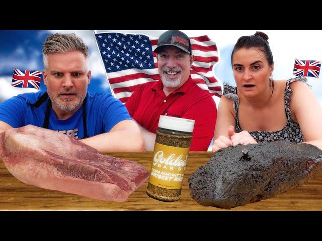 Brits Learn How To BBQ Brisket Texas Style With Pit Master Al (ft @BehindTheFoodTV )