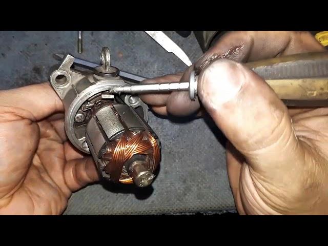 How to clean, replace, and maintenance  of your yamaha sz starter  motor