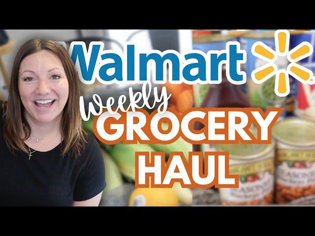 LARGE WEEKLY GROCERY HAUL | WALMART+ DELIVERY | GROCERY HAUL + MEAL PLAN