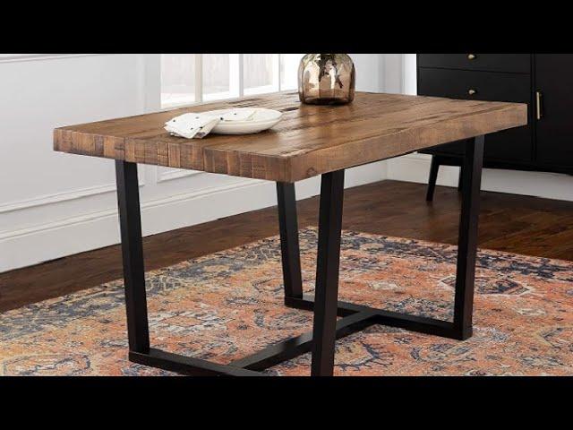 Walker Edison Andre Modern Solid Wood Dining Table Review