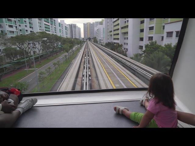 Singapore, LRT ride from Senja to Bukit Panjang