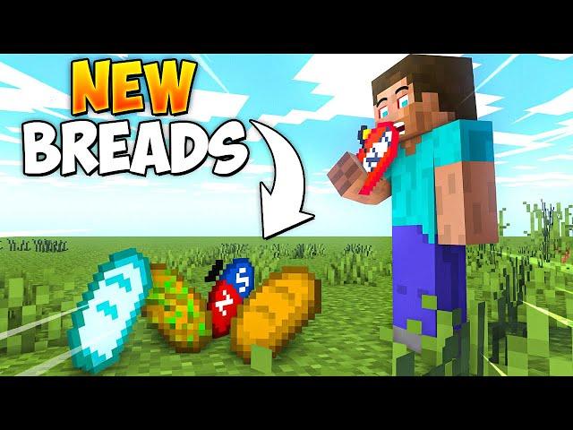 Minecraft But There are CUSTOM BREADS...