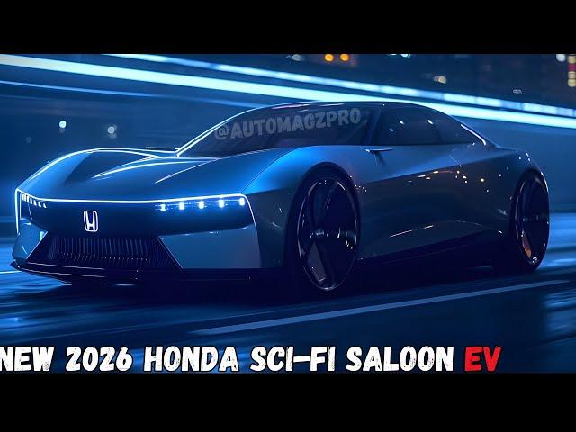 2026 Honda Sci Fi Saloon EV - First Look - Release And Date !!!