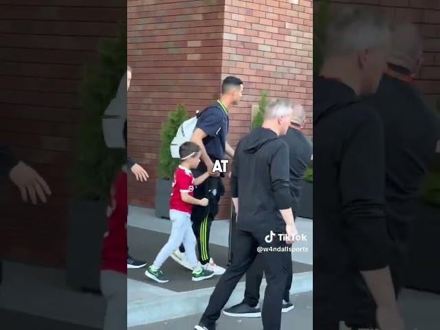 Cristiano Ronaldo Heartwarming Moment with Young Fan Goes Viral ️ (