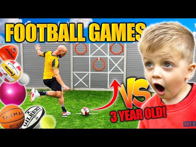 MULTI-BALL CHALLENGES VS MY SON!!