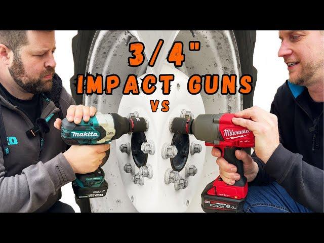 3/4" IMPACT Wrench BATTLE - Milwaukee vs Makita vs Kress TESTED to the MAX