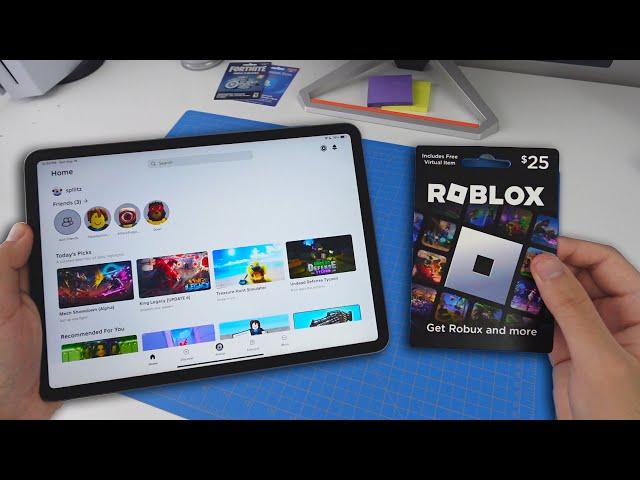 How to REDEEM ROBLOX GIFT CARD ON iPad (EASY METHOD)