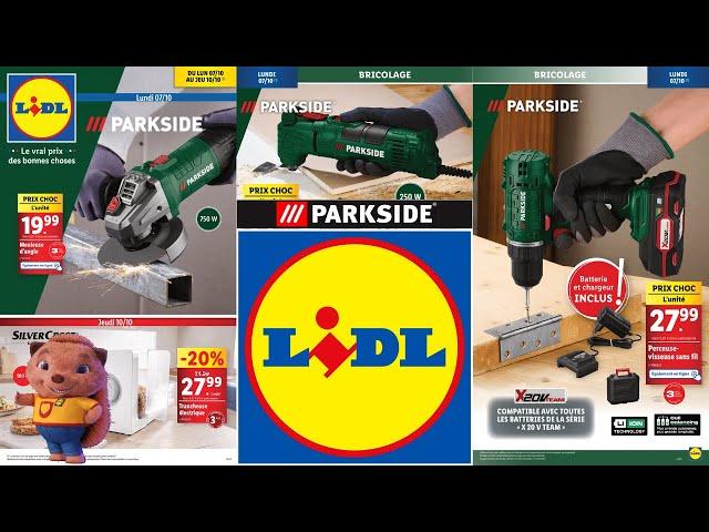 ARRIVAGE LIDL BRICOLAGE PARKSIDE - 7 OCTOBRE 2024