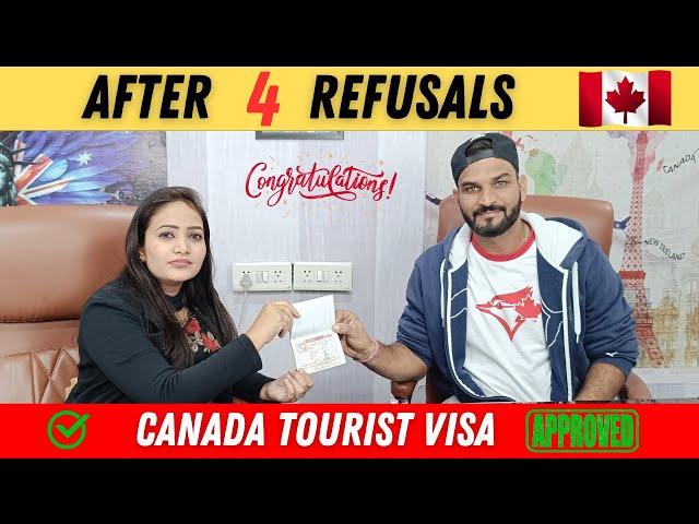 Canada Tourist Visa Approved after 4 refusals | Call or WhatsApp +919888865338 | Visa Updates 2024