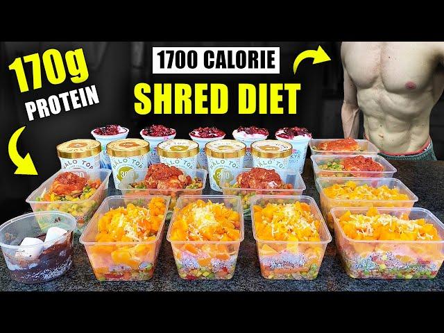 FULL DAY OF EATING 1700 Calories | EXTRA High Protein Diet for Fat Loss | Healthy Meal Prep Recipes